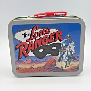 Vintage The Lone Ranger Mini Tin Lunch Box 2001 Cheerios 60th Anniversary Y2K